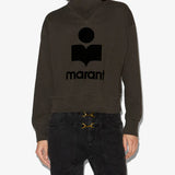Isabel Marant Moby Sweatshirt in Faded Black
