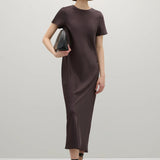 A Emery Moore Dress in Umber