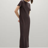 A Emery Moore Dress in Umber
