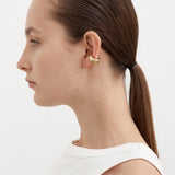 Nina Gordon Mirror Ear Cuff in Gold