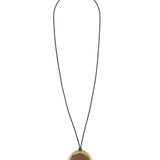 Nina Gordon Concave Pendant Necklace in Gold
