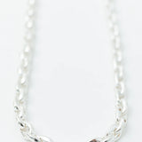 Nina Gordon Marina Chain Necklace in Silver