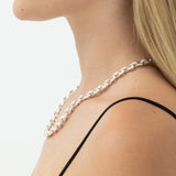 Nina Gordon Marina Chain Necklace in Silver
