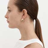Nina Gordon Mega Hoops Large In Gold