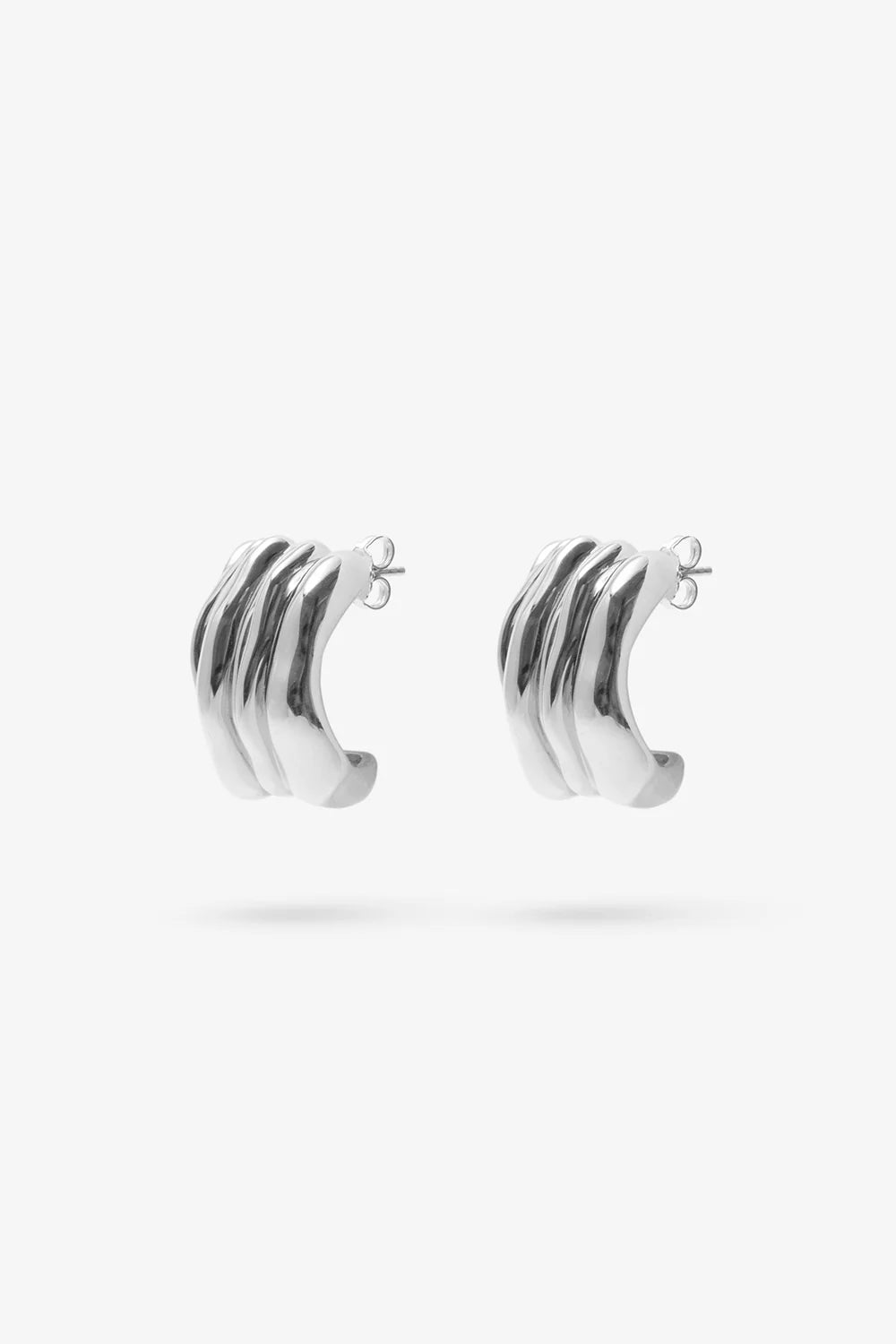 Nina Gordon Vertigo Earrings in Silver