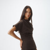 One Of Others Inka Top in Walnut