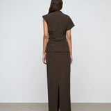 One Of Others Inka Skirt in Walnut