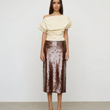 One Of Others Kendall Skirt in Coffee