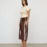One Of Others Kendall Skirt in Coffee
