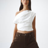 One Of Others Pallas Top in Chalk