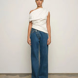 One Of Others Pallas Top in Chalk