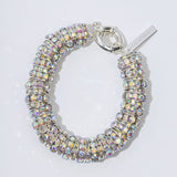 Pearl Octopuss.y Fat Diamond Bracelet in Silver