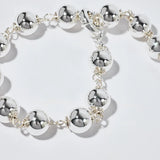 Pearl Octopuss.y Tiny Sphere Bracelet in Silver