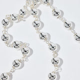 Pearl Octopuss.y Tiny Sphere Necklace in Silver