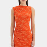 Sir Blanca Mini Dress in Palmera Tangerine