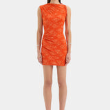 Sir Blanca Mini Dress in Palmera Tangerine