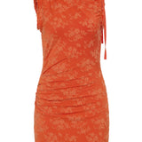 Sir Blanca Mini Dress in Palmera Tangerine