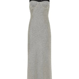 Sir Lisander Halter Midi Dress in Polka Dot Bianca