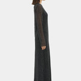 Sir Lisander long Sleeve Dress in Polka Dot Nero