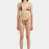 Sir Mahogany String Brief in Cantina Stripe