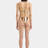 Sir Mahogany String Brief in Cantina Stripe