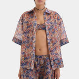 Sir Fiore Shirt in Petalo Scuro