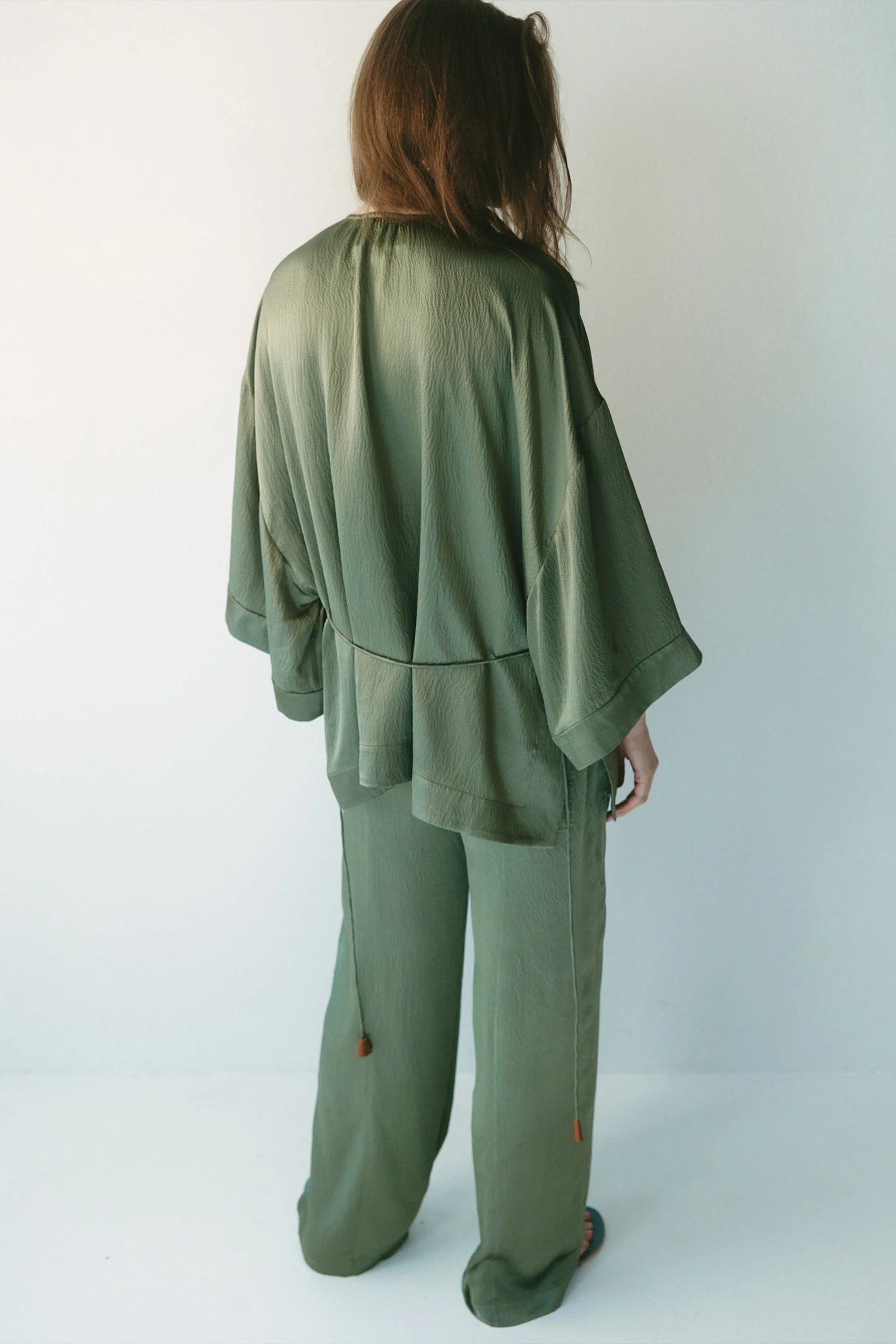 Sarah-Jane Clarke Layla Pant in Paradise Green