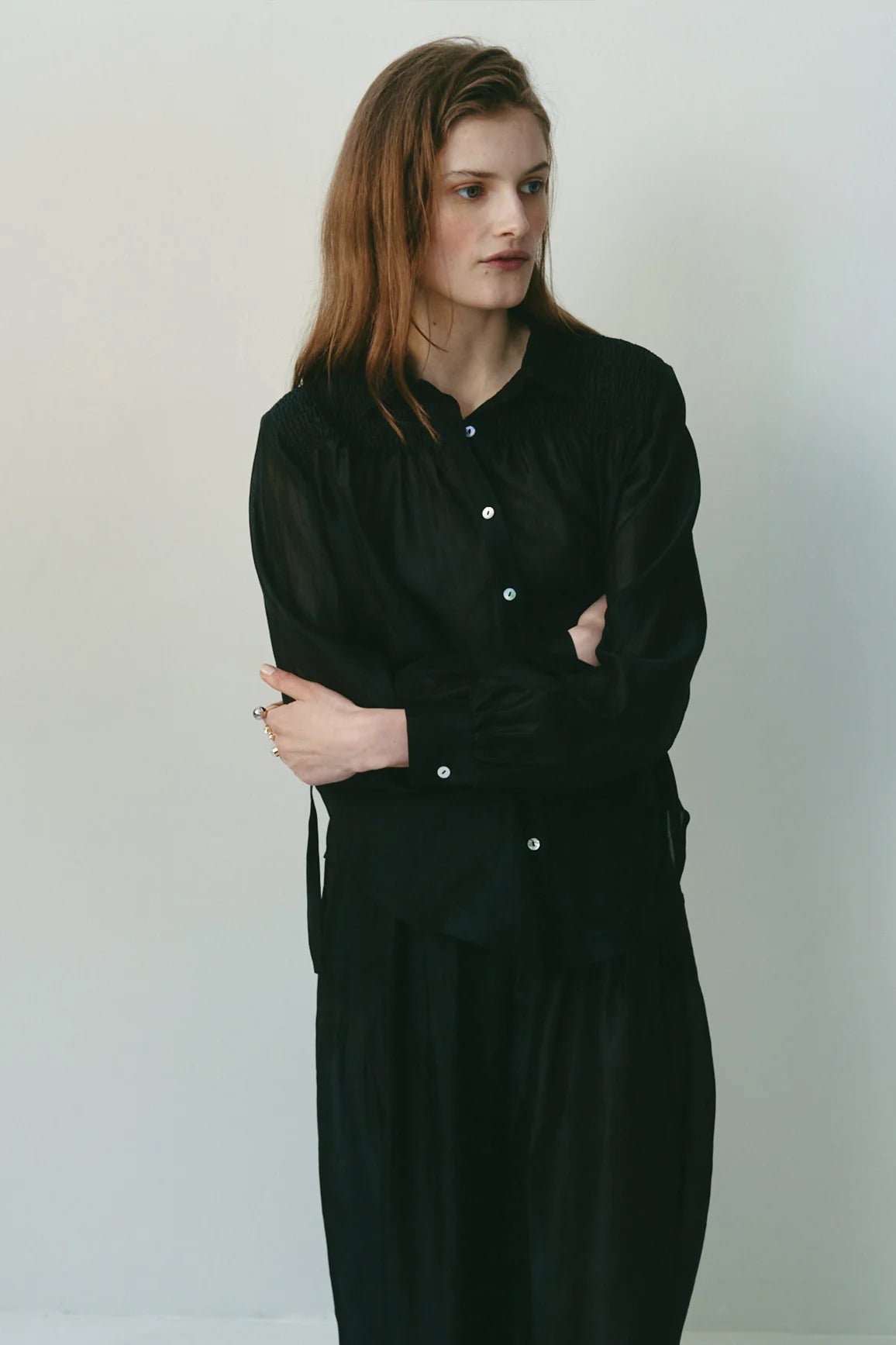 Sarah-Jane Clarke Monet Blouse in Ebony