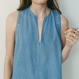 Sarah-Jane Clarke Tula Tunic in Vintage Denim