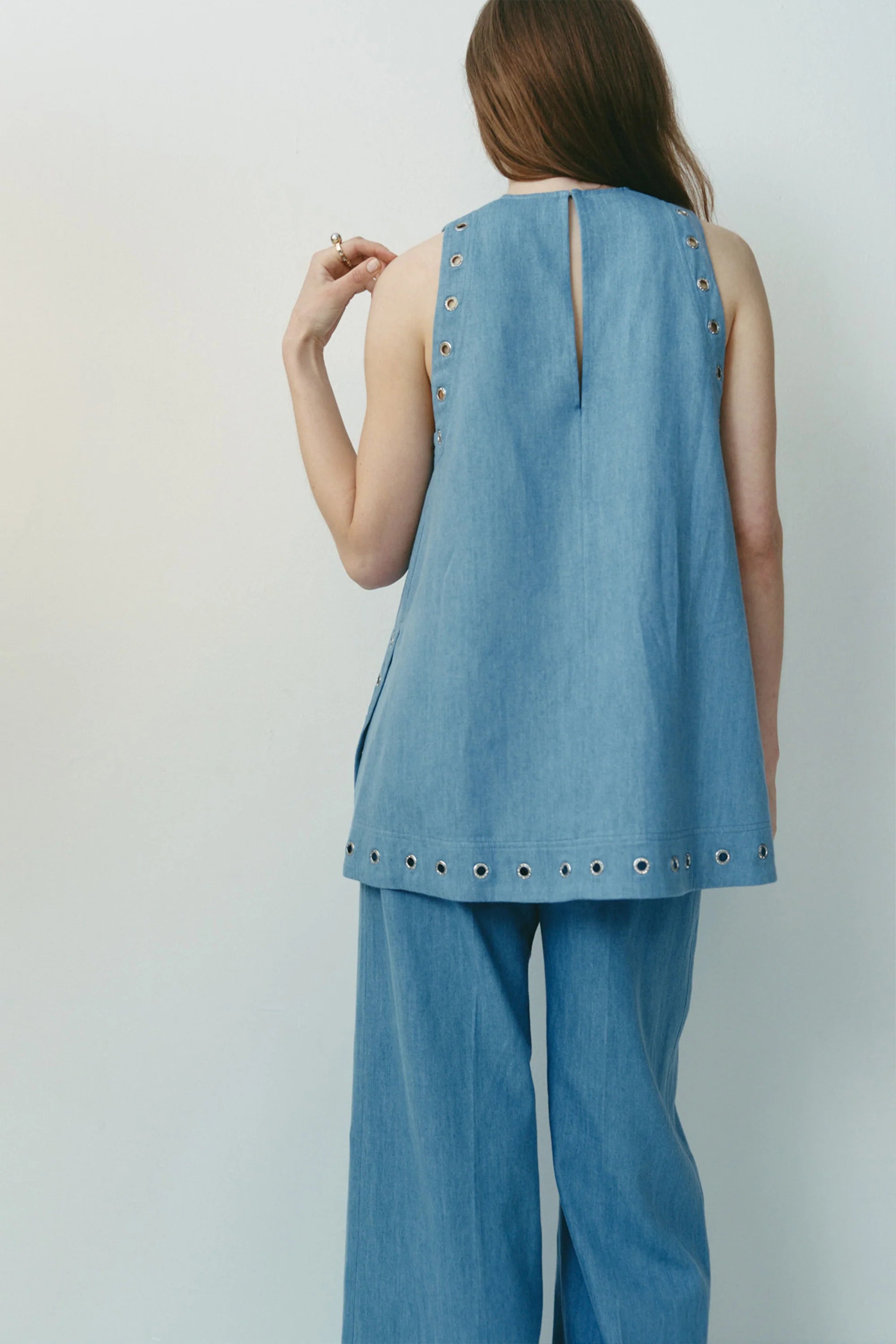 Sarah-Jane Clarke Tula Tunic in Vintage Denim