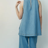Sarah-Jane Clarke Tula Tunic in Vintage Denim