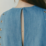 Sarah-Jane Clarke Tula Tunic in Vintage Denim