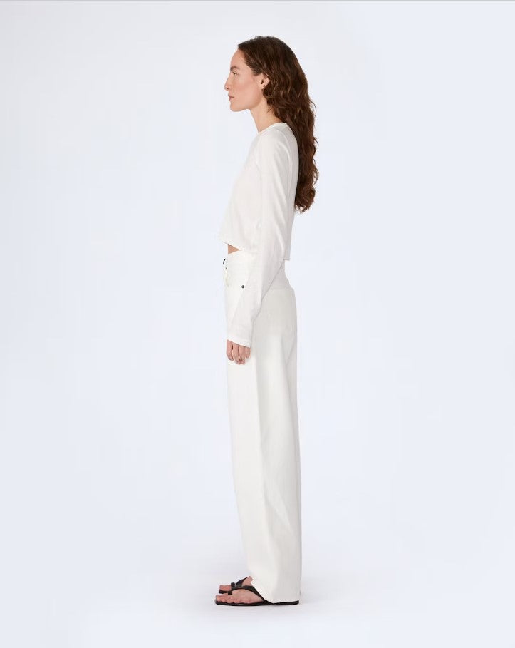 Slvrlake Koko High Rise Relaxed in White