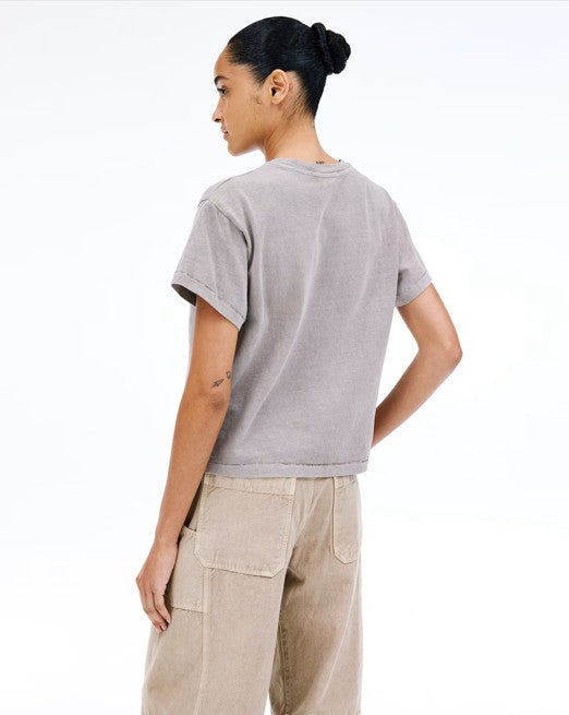 Slvrlake Square Tee in Desert Taupe