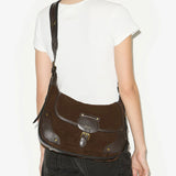 Isabel Marant Sierra Shoulder Strap Bag in Bronze