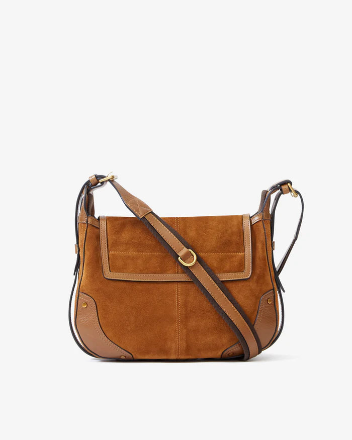 Isabel Marant Sierra Shoulder Strap Bag in Cognac