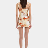 Sir Jessamine Tie Mini Dress in Posy Floral