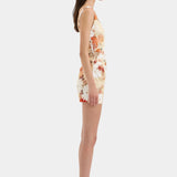 Sir Jessamine Tie Mini Dress in Posy Floral