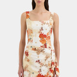 Sir Jessamine Tie Mini Dress in Posy Floral