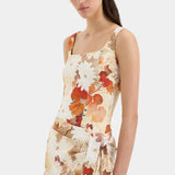 Sir Jessamine Tie Mini Dress in Posy Floral