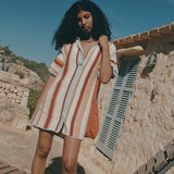 Soleil Soleil Jules Mini Dress in Iris Crochet