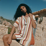 Soleil Soleil Jules Mini Dress in Iris Crochet