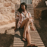 Soleil Soleil Jules Mini Dress in Iris Crochet