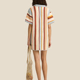 Soleil Soleil Jules Mini Dress in Iris Crochet