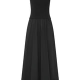 St Agni Bateau Cut Out Dress In Black