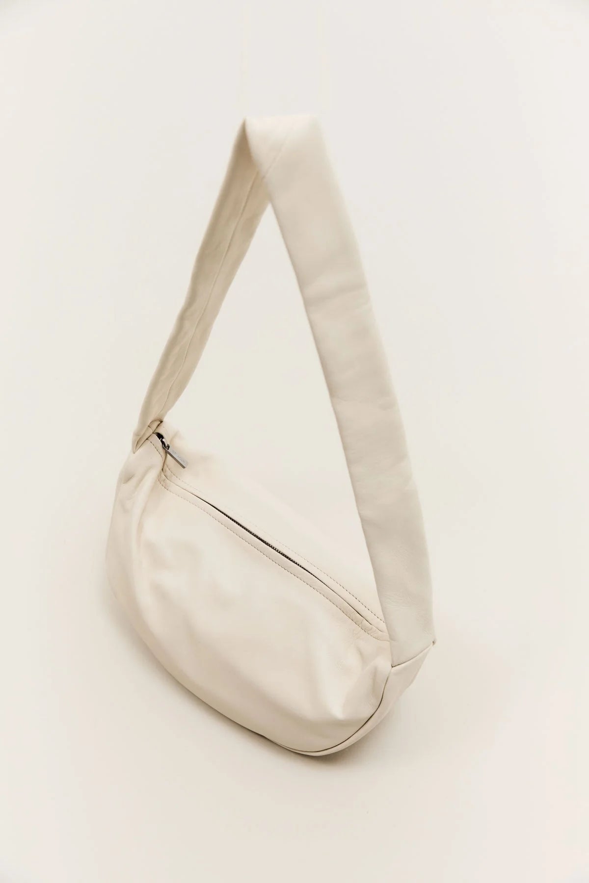 St Agni Soft Crescent Bag in Tofu