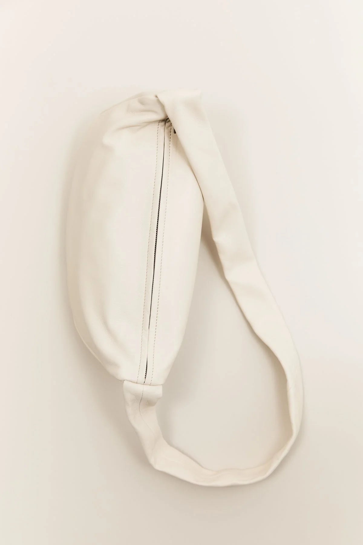 St Agni Soft Crescent Bag in Tofu