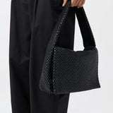St Agni Lattice Everyday Satchel In Black