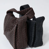 St Agni Lattice Everyday Satchel In Black