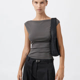 St Agni Lattice Everyday Satchel In Black